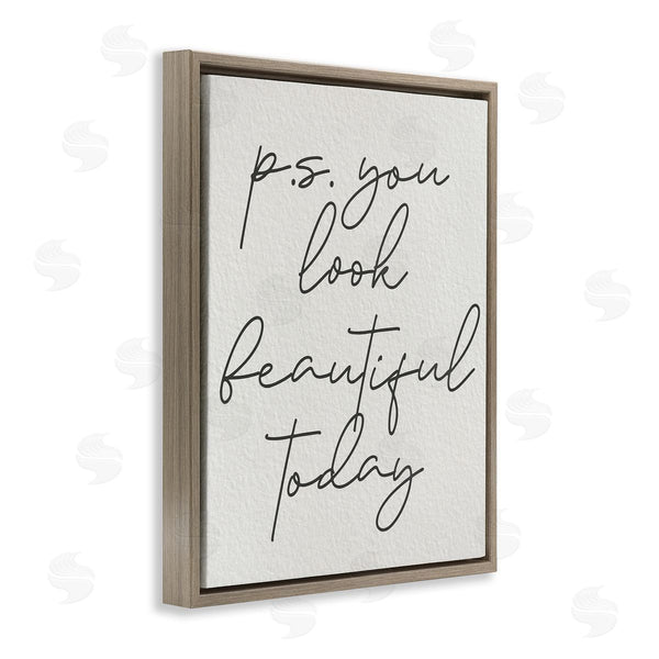 Stupell Industries Stupell Studio | Uplifting You Look Beautiful Wall Art