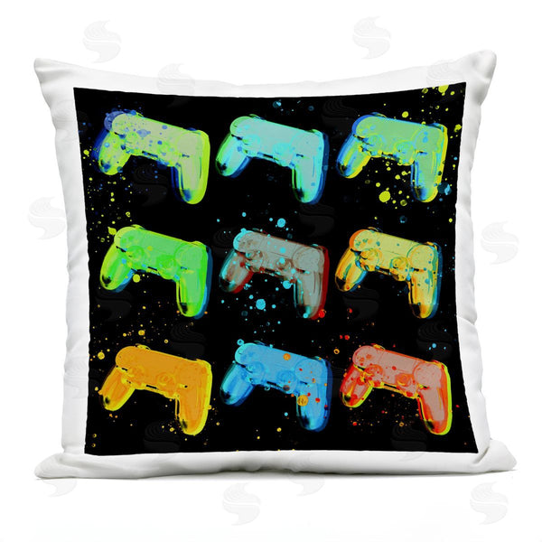 Stupell Industries Stupell Studio | Urban Game Controllers Street Style Printed Throw Pillow