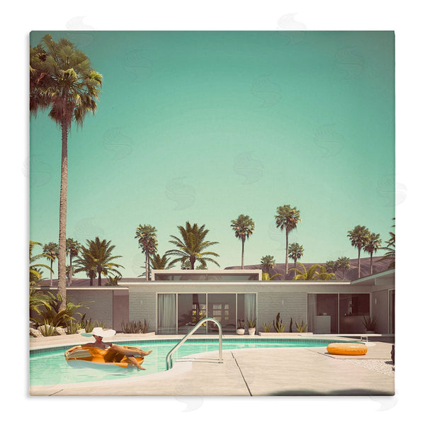 stupell industries Stupell Studio | Vacation Pool Desert Retreat West Coast Architecture Wall Art