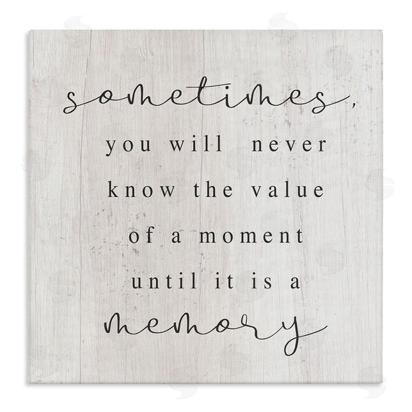 stupell industries Stupell Studio | Value Of A Moment Inspirational Wall Art