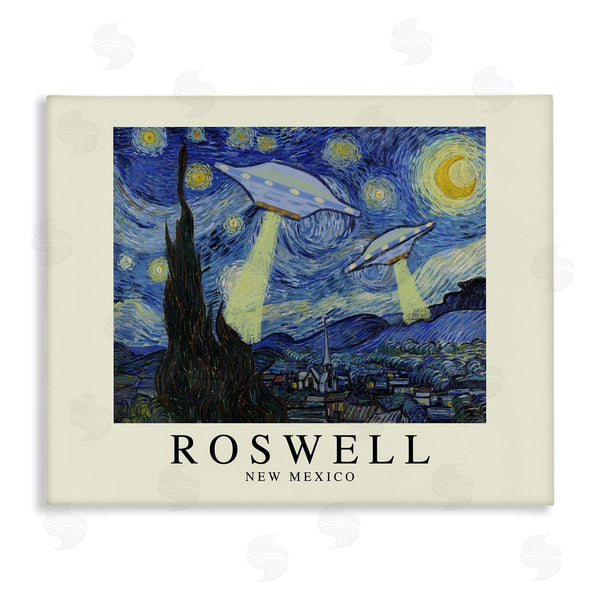 stupell industries Stupell Studio | Van Gogh UFO Roswell NM Wall Art