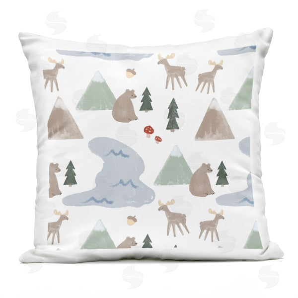 Stupell Industries Stupell Studio | Varied Animals Wildlife Nature Mountains Scenery Printed Throw Pillow