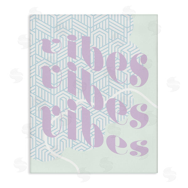 stupell industries Stupell Studio | Vibes Geometric Pastel Phrase Wall Art