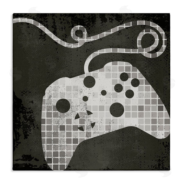 stupell industries Stupell Studio | Video Game Controller Outline Geometric Square Pattern
