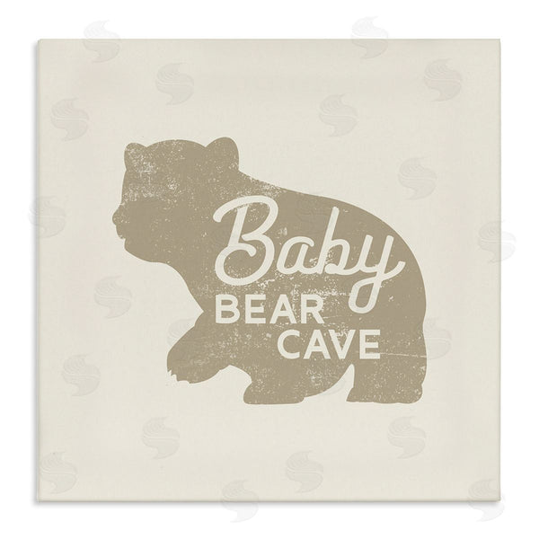stupell industries Stupell Studio | Vintage Baby Bear Cave Wall Art