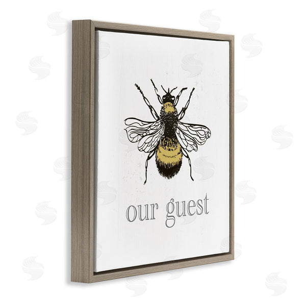 Stupell Industries Stupell Studio | Vintage Bee Our Guest Wall Art