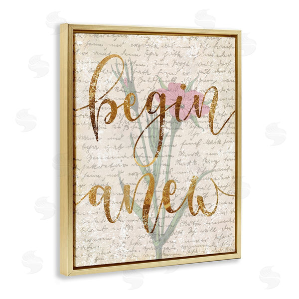 Stupell Industries Stupell Studio | Vintage Begin Anew