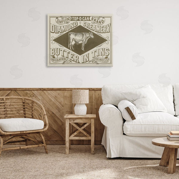 Stupell Industries Stupell Studio | Vintage Creamery Advertisement Wall Art