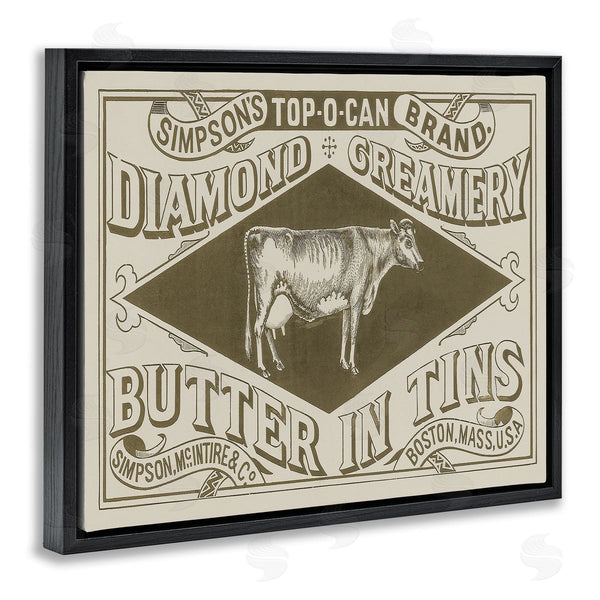 Stupell Industries Stupell Studio | Vintage Creamery Advertisement Wall Art