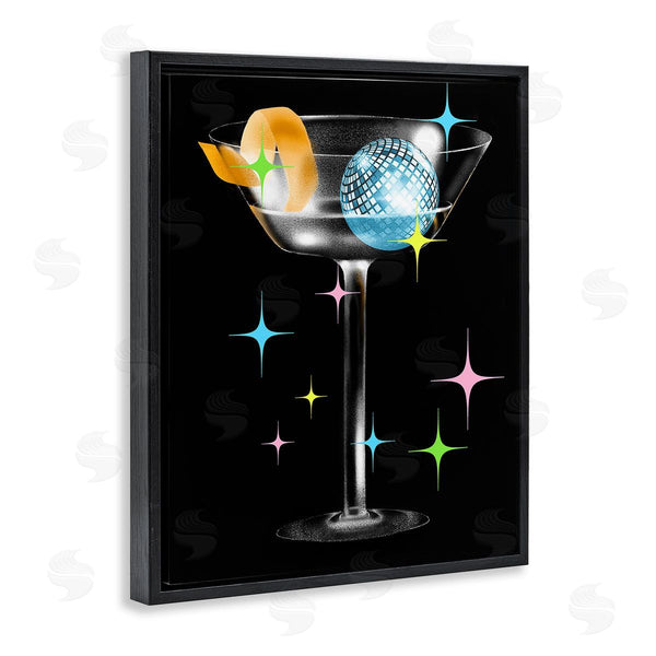 Stupell Industries Stupell Studio | Vintage Disco Drink Wall Art