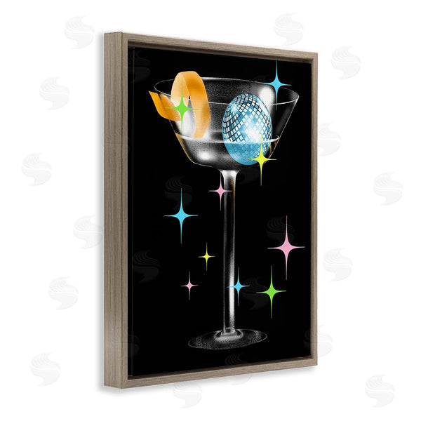Stupell Industries Stupell Studio | Vintage Disco Drink Wall Art