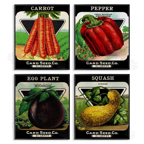 Stupell Industries Stupell Studio | Vintage Farm Garden Vegetables Wall Art