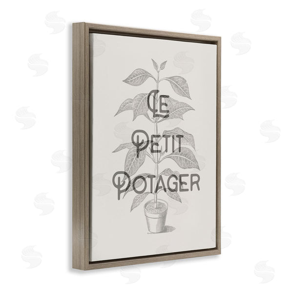 Stupell Industries Stupell Studio | Vintage French Plant Phrase