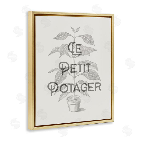 Stupell Industries Stupell Studio | Vintage French Plant Phrase