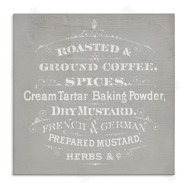 stupell industries Stupell Studio | Vintage Kitchen Spices List Wall Art