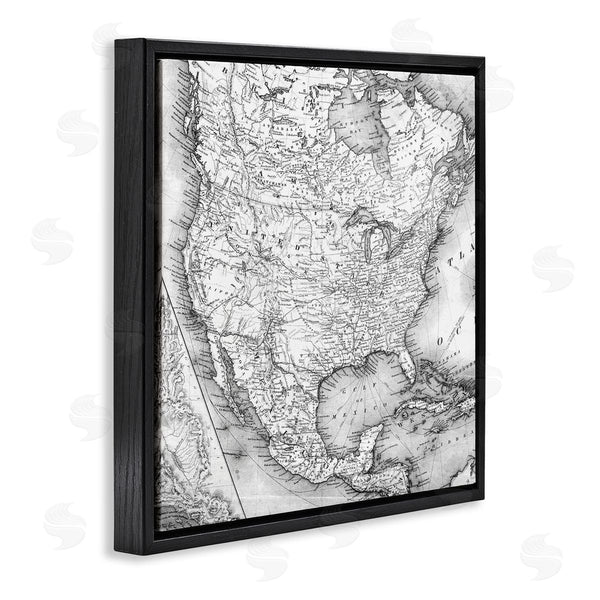 Stupell Industries Stupell Studio | Vintage Map Of North America