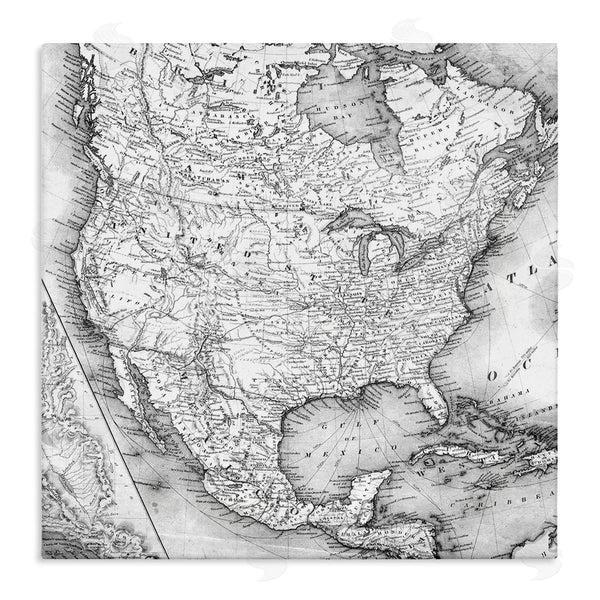 stupell industries Stupell Studio | Vintage Map Of North America