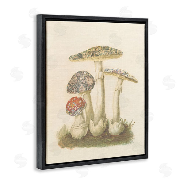 Stupell Industries Stupell Studio | Vintage Patterned Mushrooms Wall Art