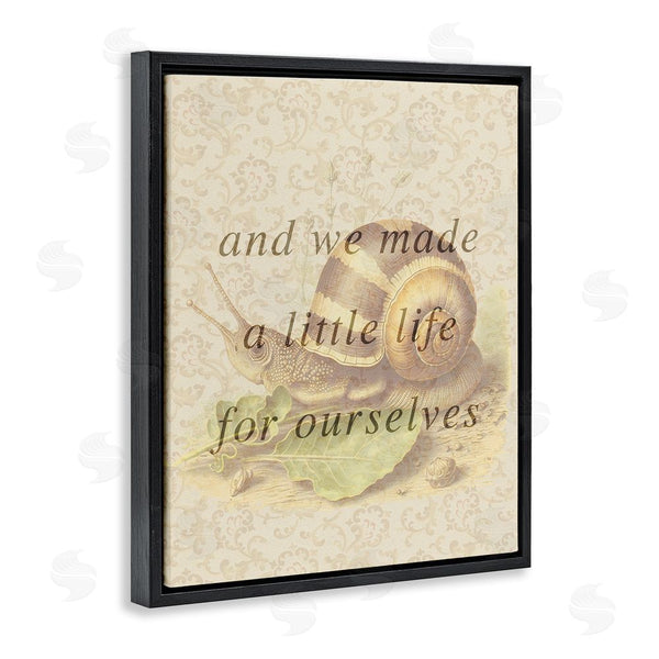 Stupell Industries Stupell Studio | Vintage Phrase With Snail Wall Art
