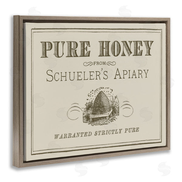 Stupell Industries Stupell Studio | Vintage Pure Honey Wall Art