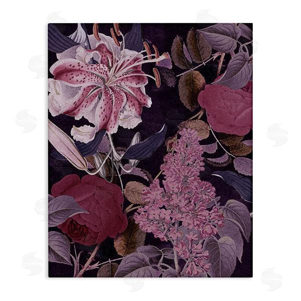 stupell industries Stupell Studio | Vintage Purple Bohemian Floral Illustration