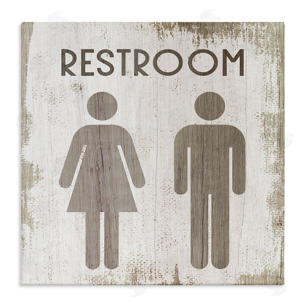 stupell industries Stupell Studio | Vintage Restroom People Silhouettes