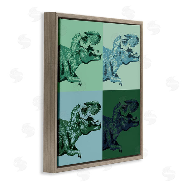 Stupell Industries Stupell Studio | Vintage Roaring T-Rex Dinosaur Wall Art