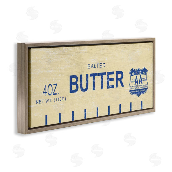 Stupell Industries Stupell Studio | Vintage Salted Butter Wall Art