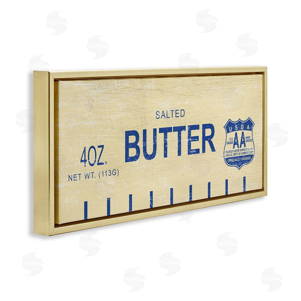 Stupell Industries Stupell Studio | Vintage Salted Butter Wall Art