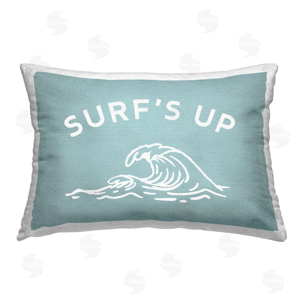 Stupell Industries Stupell Studio | Vintage Surf's Up Wave Printed Throw Pillow
