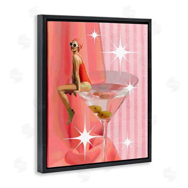 Stupell Industries Stupell Studio | Vintage Swimmer On Drink