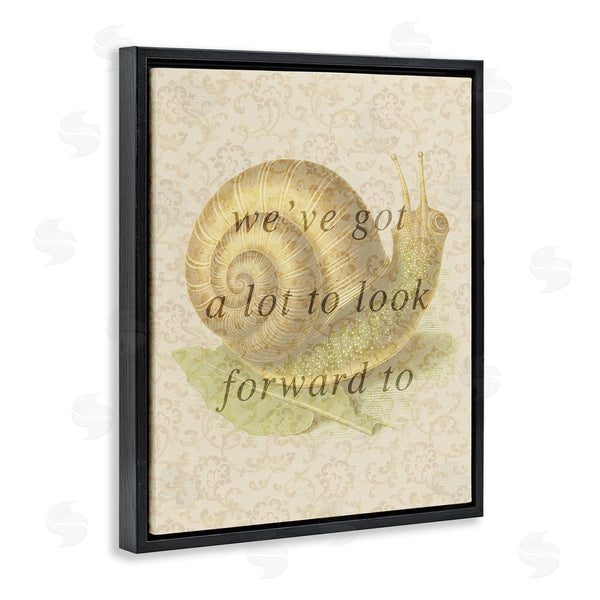 Stupell Industries Stupell Studio | Vintage Uplifting Snail Wall Art