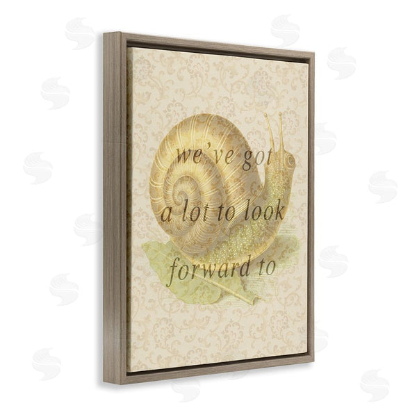 Stupell Industries Stupell Studio | Vintage Uplifting Snail Wall Art