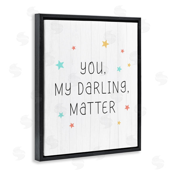 Stupell Industries Stupell Studio | Vivid Hues You Darling Matter Striped Patterned Sign Wall Art