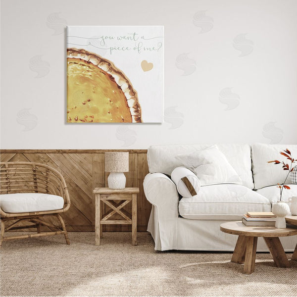 Stupell Industries Stupell Studio | Want A Piece Of Me Funny Pumpkin Pie Wall Art