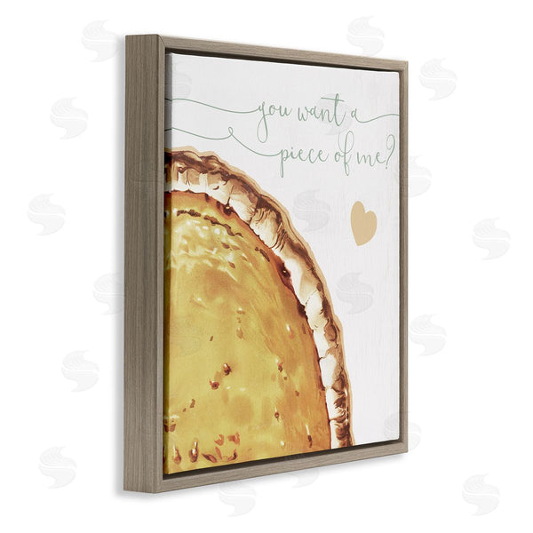 Stupell Industries Stupell Studio | Want A Piece Of Me Funny Pumpkin Pie Wall Art
