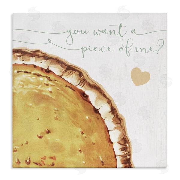stupell industries Stupell Studio | Want a Piece Of Me Funny Pumpkin Pie Wall Art