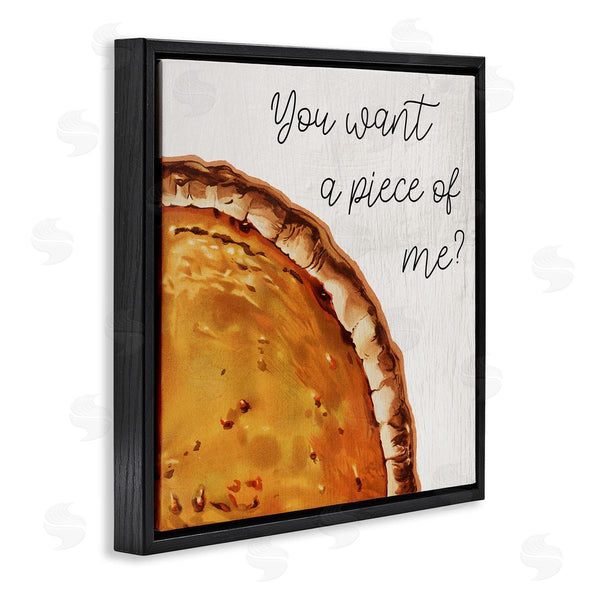 Stupell Industries Stupell Studio | Want A Piece Phrase Autumn Pumpkin Pie