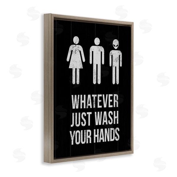 Stupell Industries Stupell Studio | Wash Hands Whatever Alien