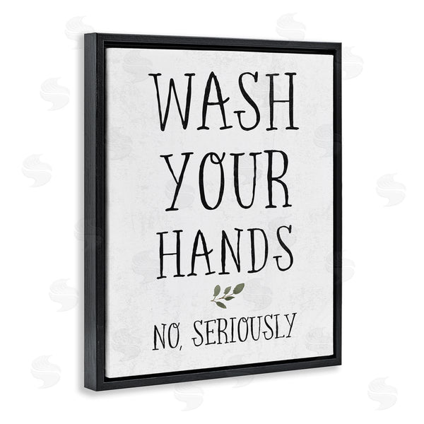 Stupell Industries Stupell Studio | Wash Your Hands Seriously