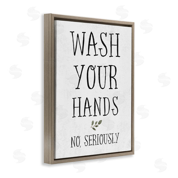 Stupell Industries Stupell Studio | Wash Your Hands Seriously