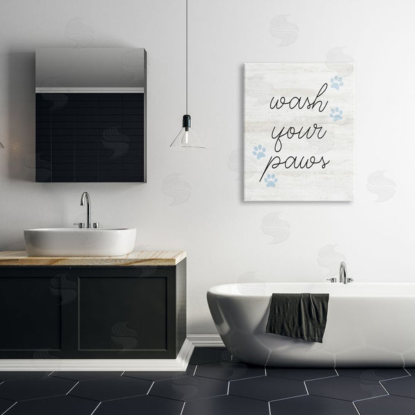 Stupell Industries Stupell Studio | Wash Your Paws Pet Shapes Wall Art