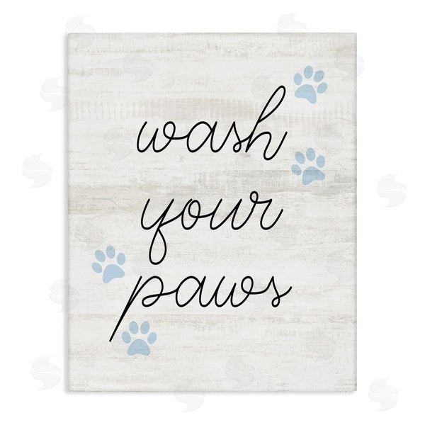 stupell industries Stupell Studio | Wash Your Paws Pet Shapes Wall Art
