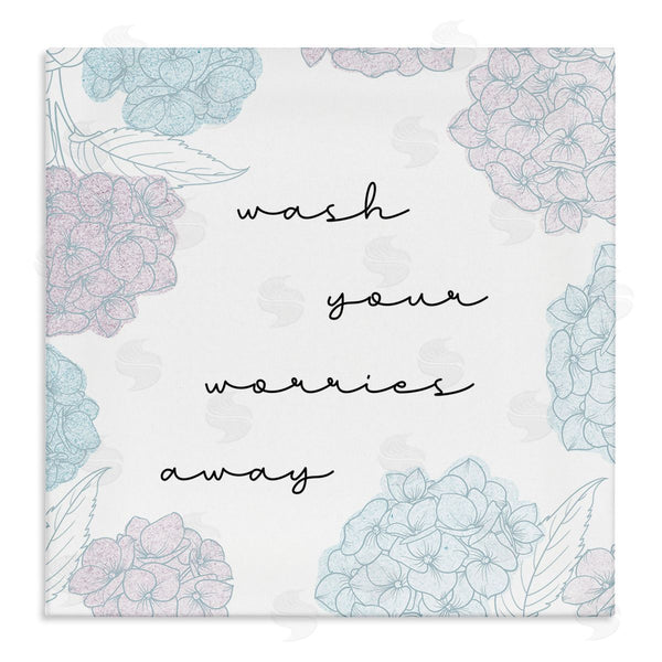 stupell industries Stupell Studio | Wash Your Worries Away Delicate Florals Wall Art
