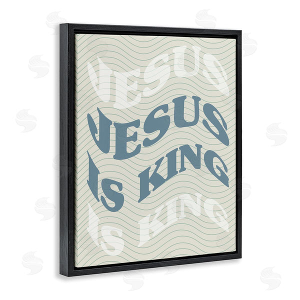 Stupell Industries Stupell Studio | Wavy Jesus Is King