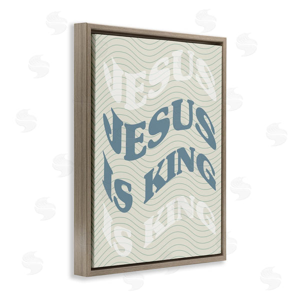 Stupell Industries Stupell Studio | Wavy Jesus Is King