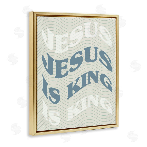 Stupell Industries Stupell Studio | Wavy Jesus Is King