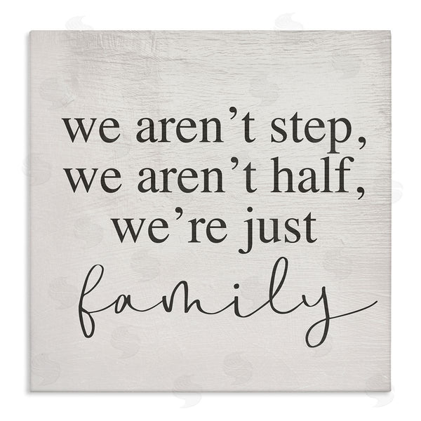stupell industries Stupell Studio | We Aren't Step Half Just Family Motivational Phrase Wall Art