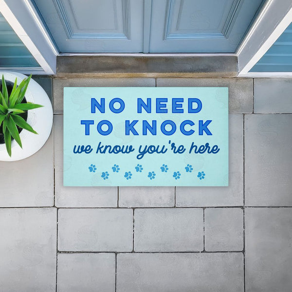 Stupell Industries Stupell Studio | We Know You're Here Non-Woven Door Mat