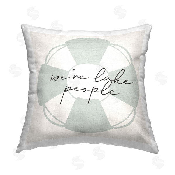 stupell industries Stupell Studio | We're Lake People Printed Throw Pillow